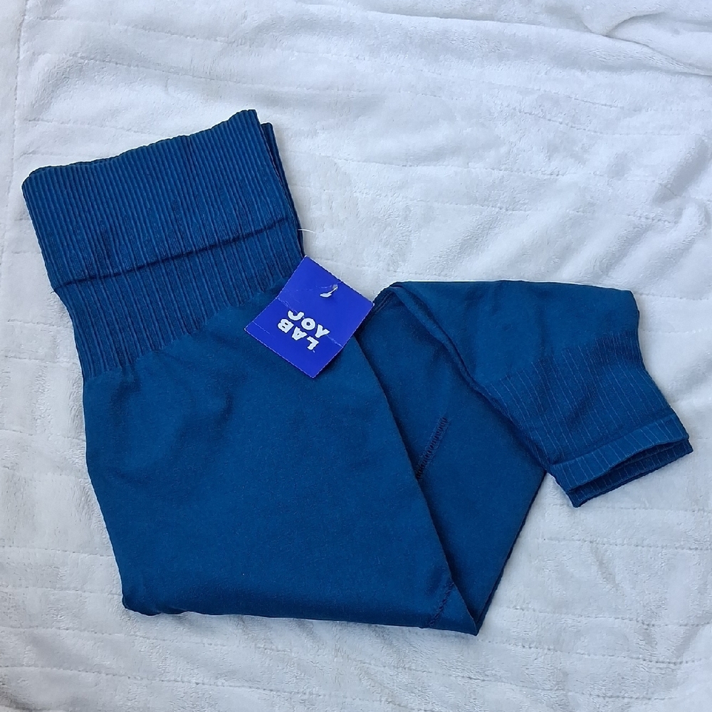 JoyLab Seamless Opal Blue Leggings Size XL